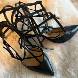 Christian Louboutin Heels! Size 38 color:Black